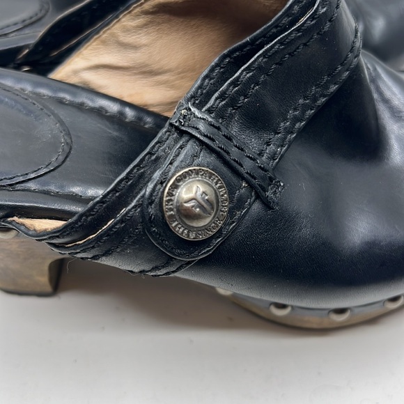 Frye Leather Clogs, Size 7, Worn Once - Picture 5 of 6